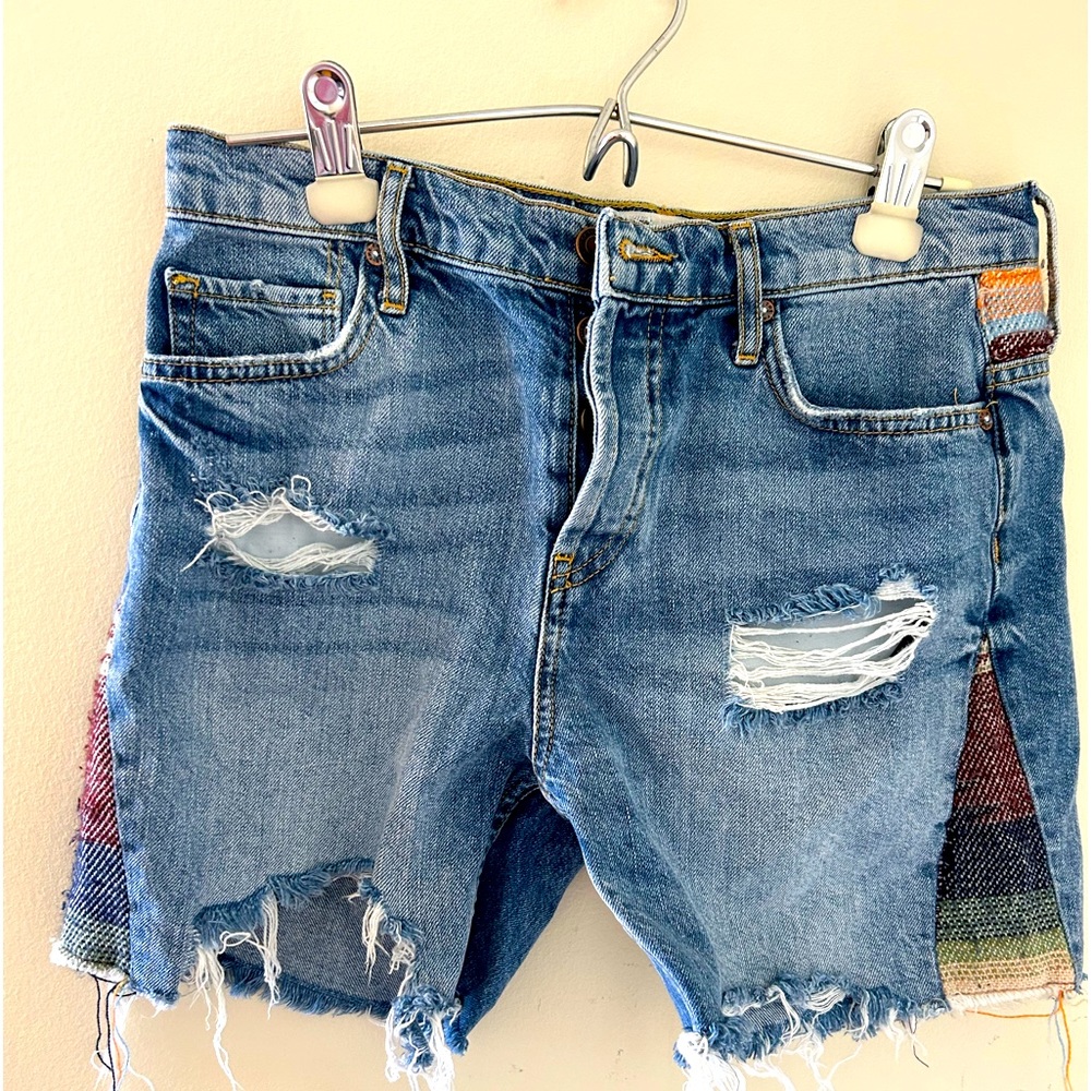 Free People Jean shorts